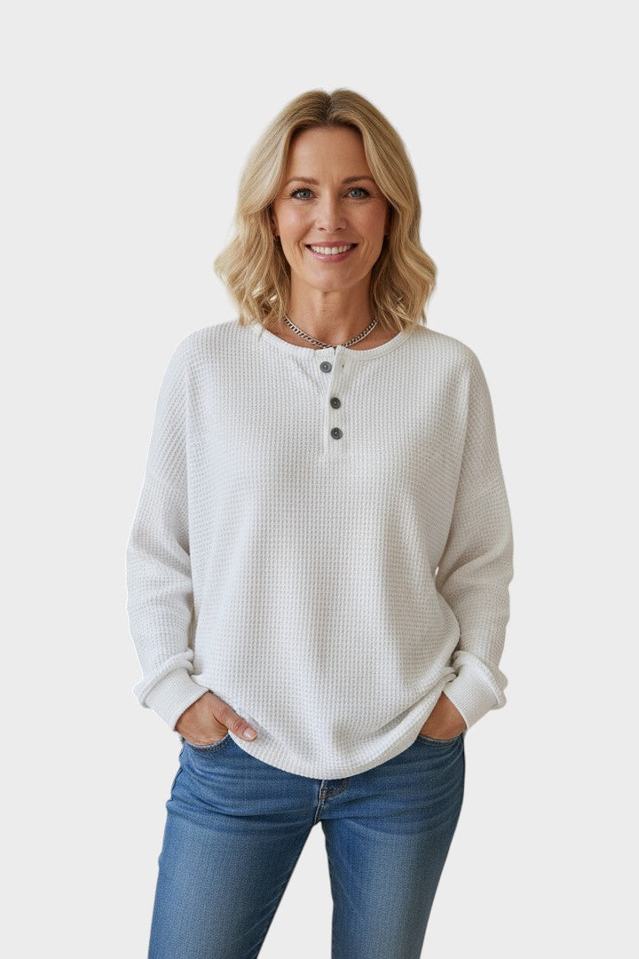 Helle™ | ストライプビスコースセーター
